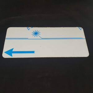 Beskyttelsesplate mot låsebeslag bakdør bilde