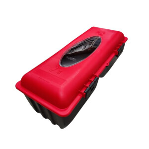 PLASTBOKS 6KG RØDT LOKK bilde