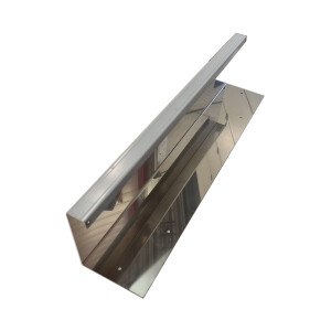 Endeprofil blank rustfri bilde