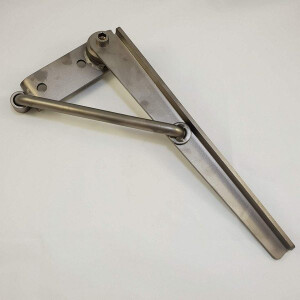 DØRSTOPPER VIKBAR MED FJÆR VENSTRE BAK bilde