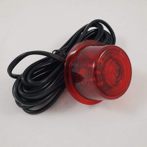 GLAS RØD MED DIODE bilde