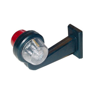 MARKERINGSLYKT RØD/HVIT DIODE 24V lang bilde