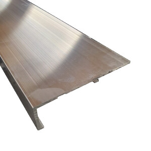 L-Profil utvendig til aluportal per mete bilde