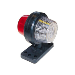 MARKERINGSLYKT RØD/HVIT DIODE 24V kort bilde